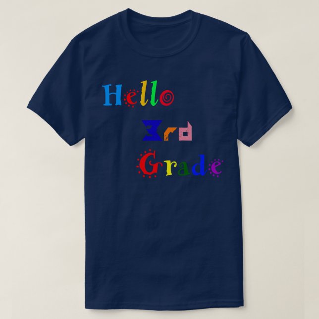 T-shirt 3e année (Design devant)