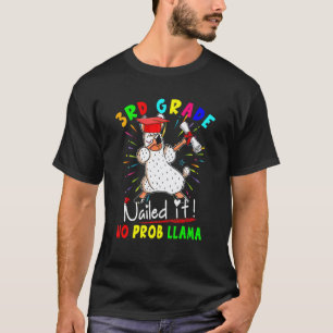 T-shirt 3e année a réussi pas de problème lama dabbing lam