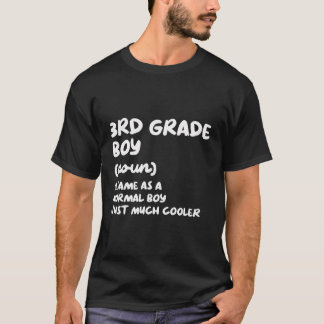 T-shirt 3E Année Définition De Garçon Drôle Retour À L'Éco