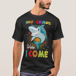 T-shirt 3e année Je viens le requin Premier jour scolaire