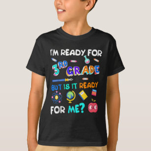 T-shirt 3e année Retour à l'école 3e année 1ère jour