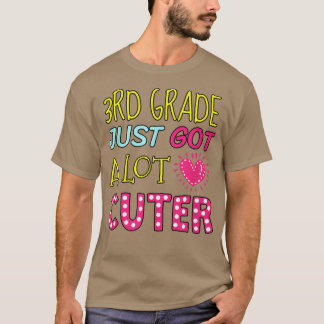 T-shirt 3e année Retour à l'école Enseignants et étudiants