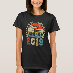 T-shirt 3e anniversaire 3 ans stupéfiant depuis septembre