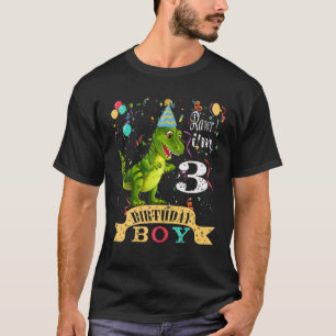 T-shirt 3e Anniversaire Cadeau Awesome Sine 2017 Dinosaur 