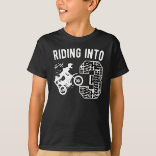 T-shirt 3e anniversaire Cadeau Dirt Vélo 3 ans Motocross