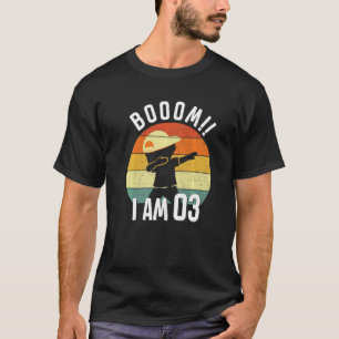 T-shirt 3e anniversaire Enfant Dabbing 3 ans Garçons en co