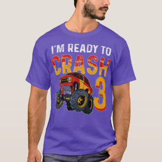 T-shirt 3e anniversaire Monster Truck 1