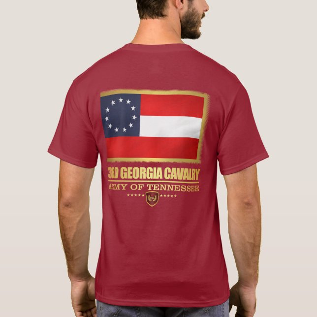 T-shirt 3e cavalerie de Géorgie (F10) (Dos)