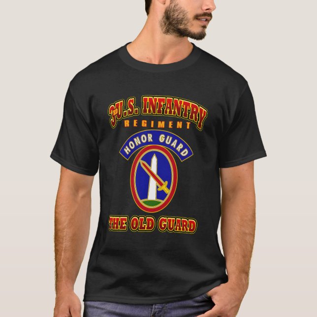 T-shirt 3E Garde d'honneur du régiment d'infanterie des Ét (Devant)