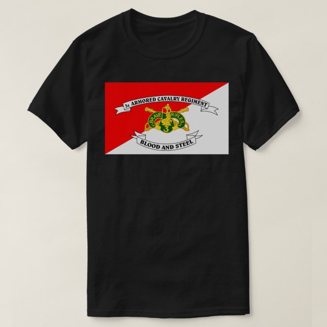 T-shirt 3e régiment de cavalerie blindée (Design devant)