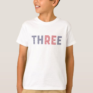 T-shirt 3ème anniversaire de la fête du barbecue 4 juillet