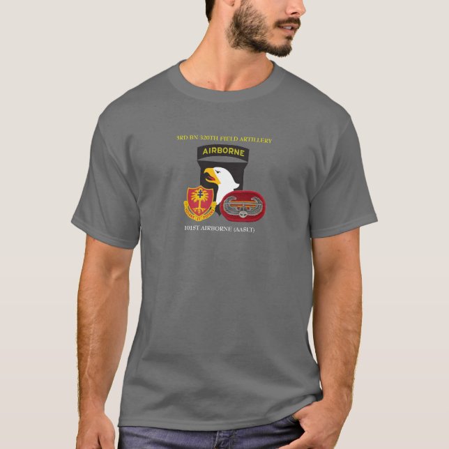 T-shirt 3ème CHEMISE AÉROPORTÉE d'ARTILLERIE de CAMPAGNE (Devant)
