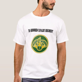 T-shirt 3ème Chemise de régiment de cavalerie blindée