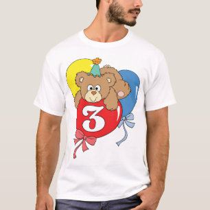 T-shirt 3ème Ours de nounours d'anniversaire (2)