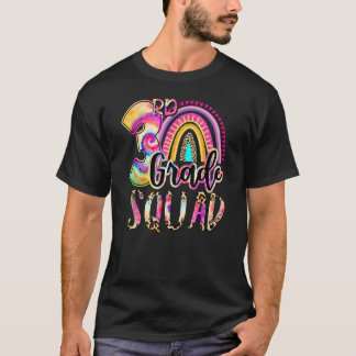 T-shirt 3rd Grade Squad Tie Dye Back To School Teacher Stu
