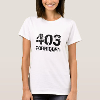 T-SHIRT 403 INTERDIT