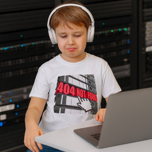 T-shirt 404 Message d'erreur de site Web introuvable