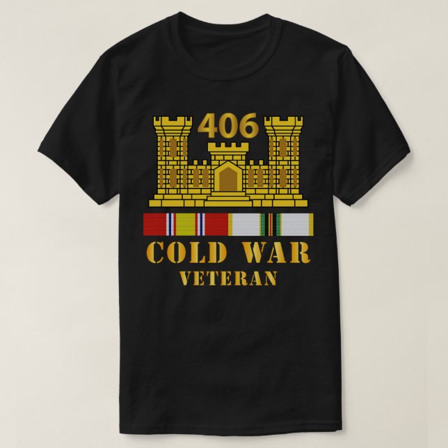 T-shirt 406e Bataillon du génie Branche de l'ENG ColdVeter (Design devant)