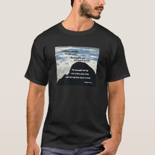 T-shirt 40:1,2 de psaumes j'ai attendu patiemment le
