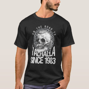 T-shirt 40 Ans 1983 Anniversaire Valhalla Viking Papa