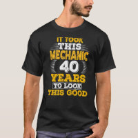 40 ans 40e anniversaire pour un mécanicien
