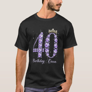 T-shirt 40 ans C'est mon 40e anniversaire Reine Diamond He