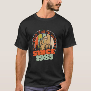 T-shirt 40 ans d'aller là lentement depuis 1985 40e Birt