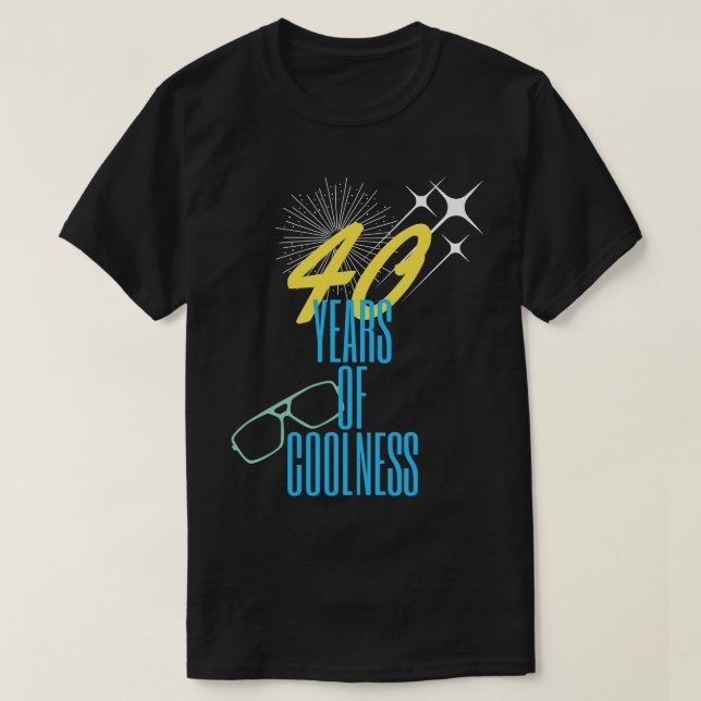 T-shirt 40 ans de fraîcheur (Design devant)