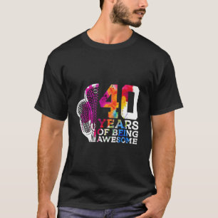 T-SHIRT 40 ANS D'ÊTRE UN LACROSSE MAGNIFIQUE 40E ANNIVERSA