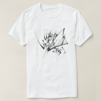 T-shirt 40 Art Tribal Tatouage Abstrait Noir Blanc