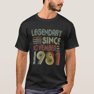 T-shirt 40 Décorations Anniversaires légendaires depuis no