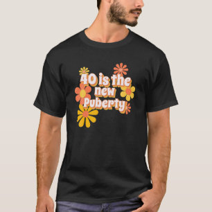 T-shirt 40 Est Le Nouvel Anniversaire De Puberté Drôle Pou