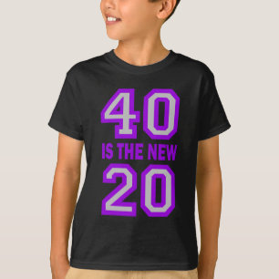 T-shirt 40 est les nouveaux 20