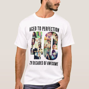 T-shirt 40 photo numéro collage