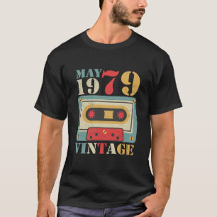 T-shirt 40e anniversaire Cadeau Vintage mai 1979 40e ans