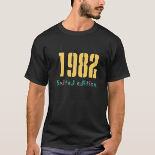 T-shirt 40e anniversaire Dames Mens 40 ans 1982 14