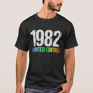 T-shirt 40e anniversaire Dames Mens 40 ans 1982 24
