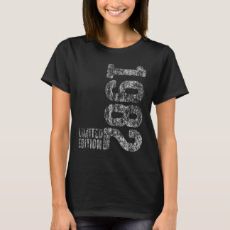 T-shirt 40e anniversaire Dames Mens 40 ans 1982 53
