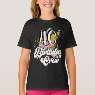 T-shirt 40e Anniversaire Équipage 40 Fête d'équipage