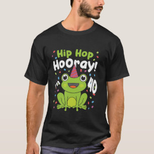 T-shirt 40e anniversaire garçon grenouille Lover 40 ans vi