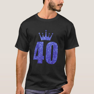 T-shirt 40e anniversaire King Queen Royal 40e fête d'anniv