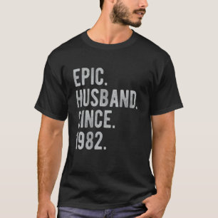 T-shirt 40e anniversaire Mariage pour lui Epic Mari Sinc
