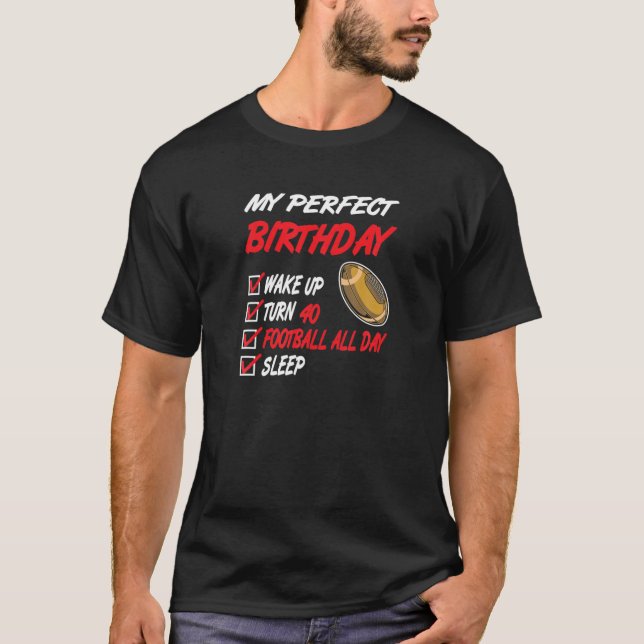 T-shirt 40E Anniversaire Parfait Football 40 Ans, Troph (Devant)