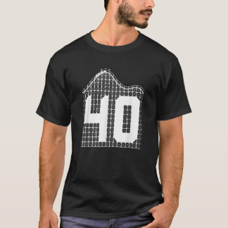 T-shirt 40e anniversaire Roller Dessous de verre Turning 4