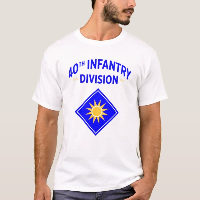 T-shirt 40e division d'infanterie (Devant)