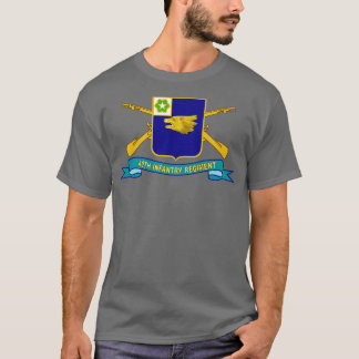 T-shirt 40e régiment d'infanterie avec Br Ribbon X