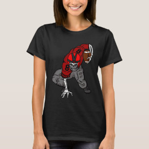 T-shirt 40Yards Football américain Skeleton Idée pour le s