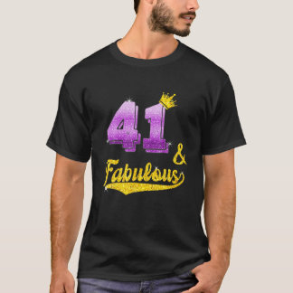 T-shirt 41 Et Fabuleux - Cadeau Âgé De 41 Ans - 41Ème Birt