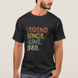 T-shirt 41Cadeaux Anniversaires 41 Ans Légende Depuis Juil