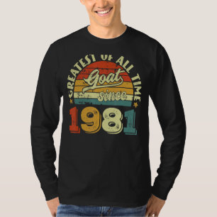 T-shirt 41e anniversaire 41 ans chèvre depuis 1981